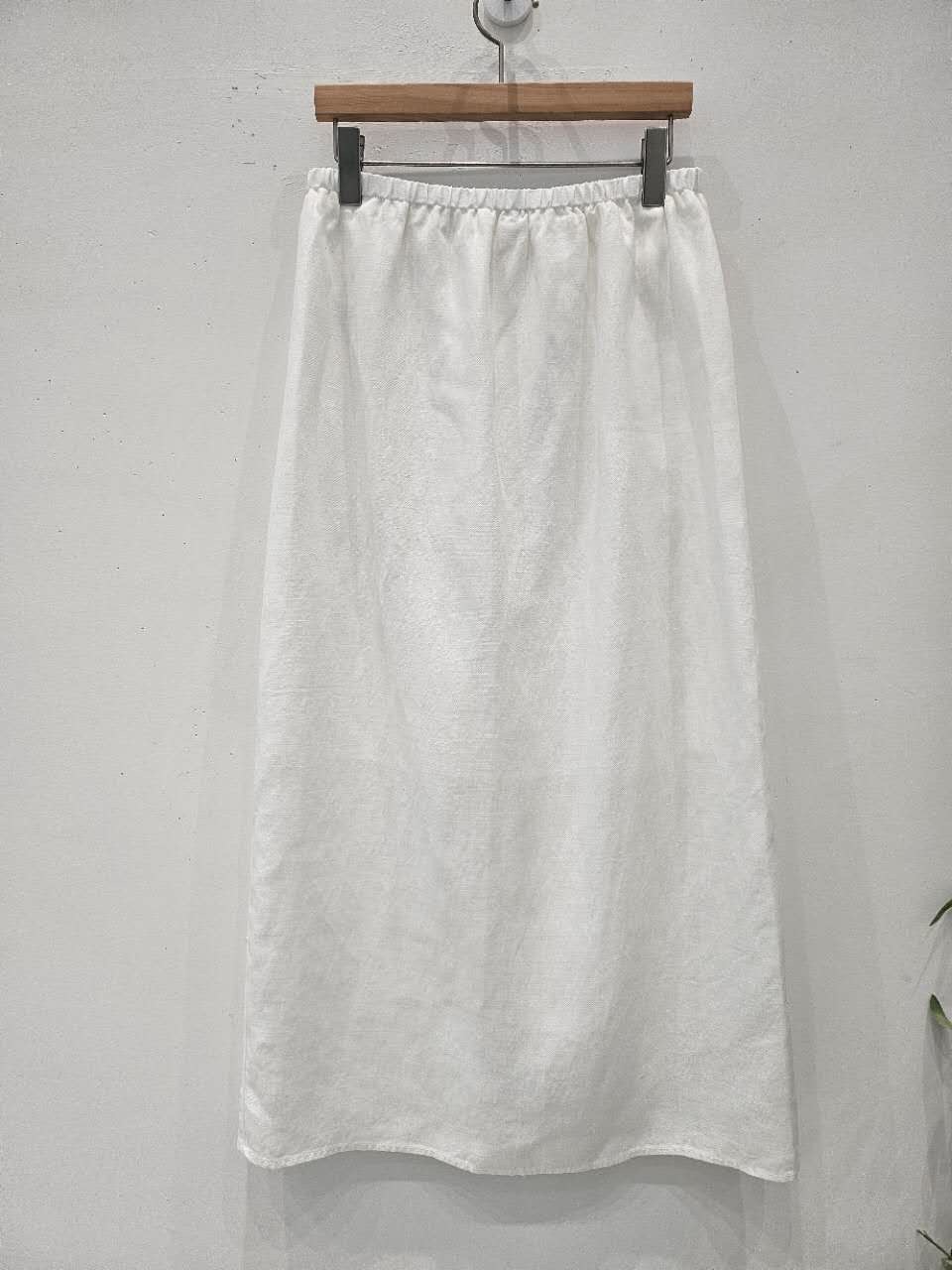 A78.星星家RAYON亞麻素雅長裙
