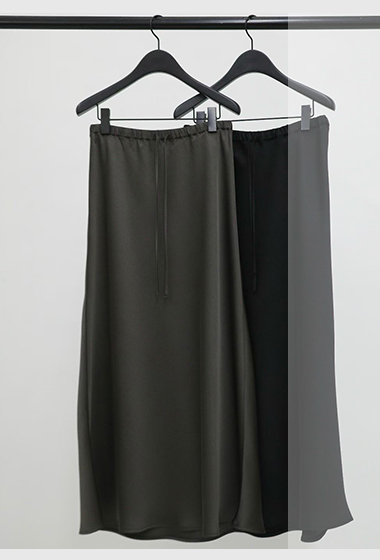 B78.纖瘦家氣質光澤長裙