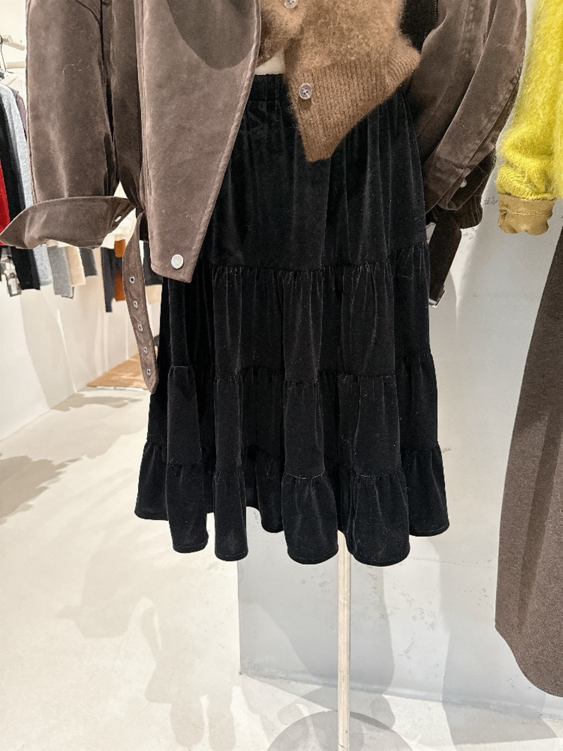 B31.巧克力絨面蛋糕裙