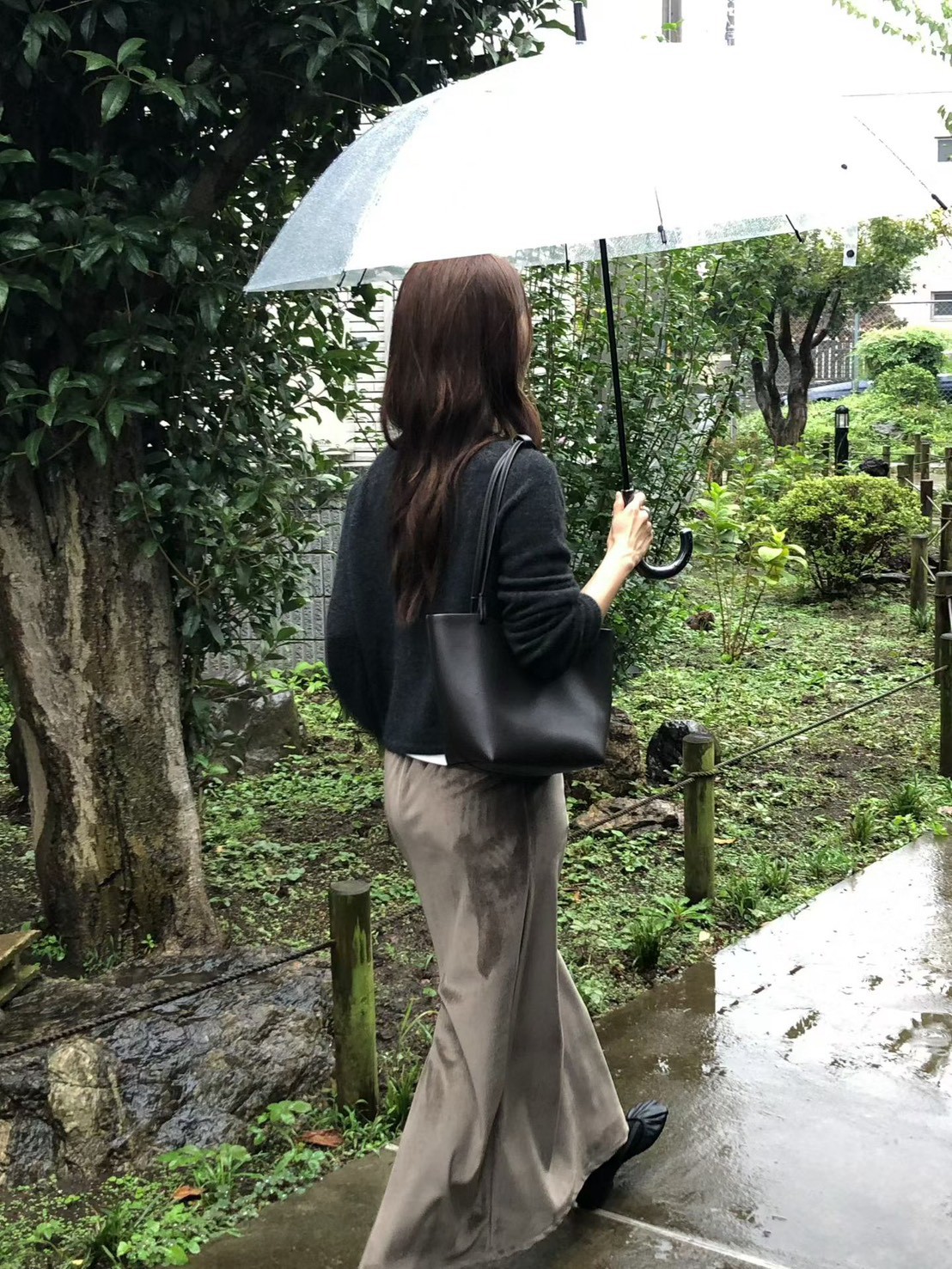 A22.大V家氣質保暖絨面瘦瘦裙