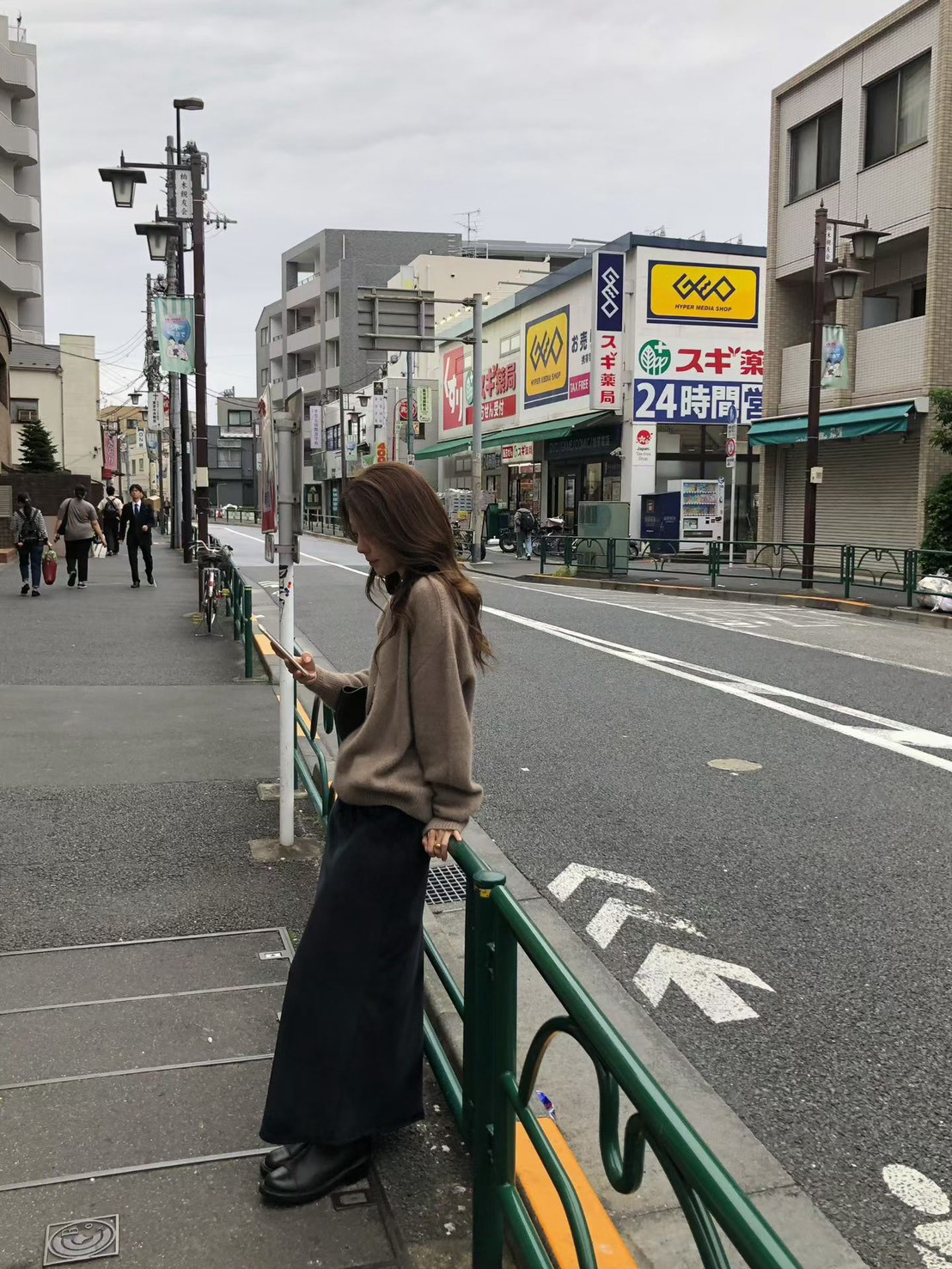 A22.大V家氣質保暖絨面瘦瘦裙