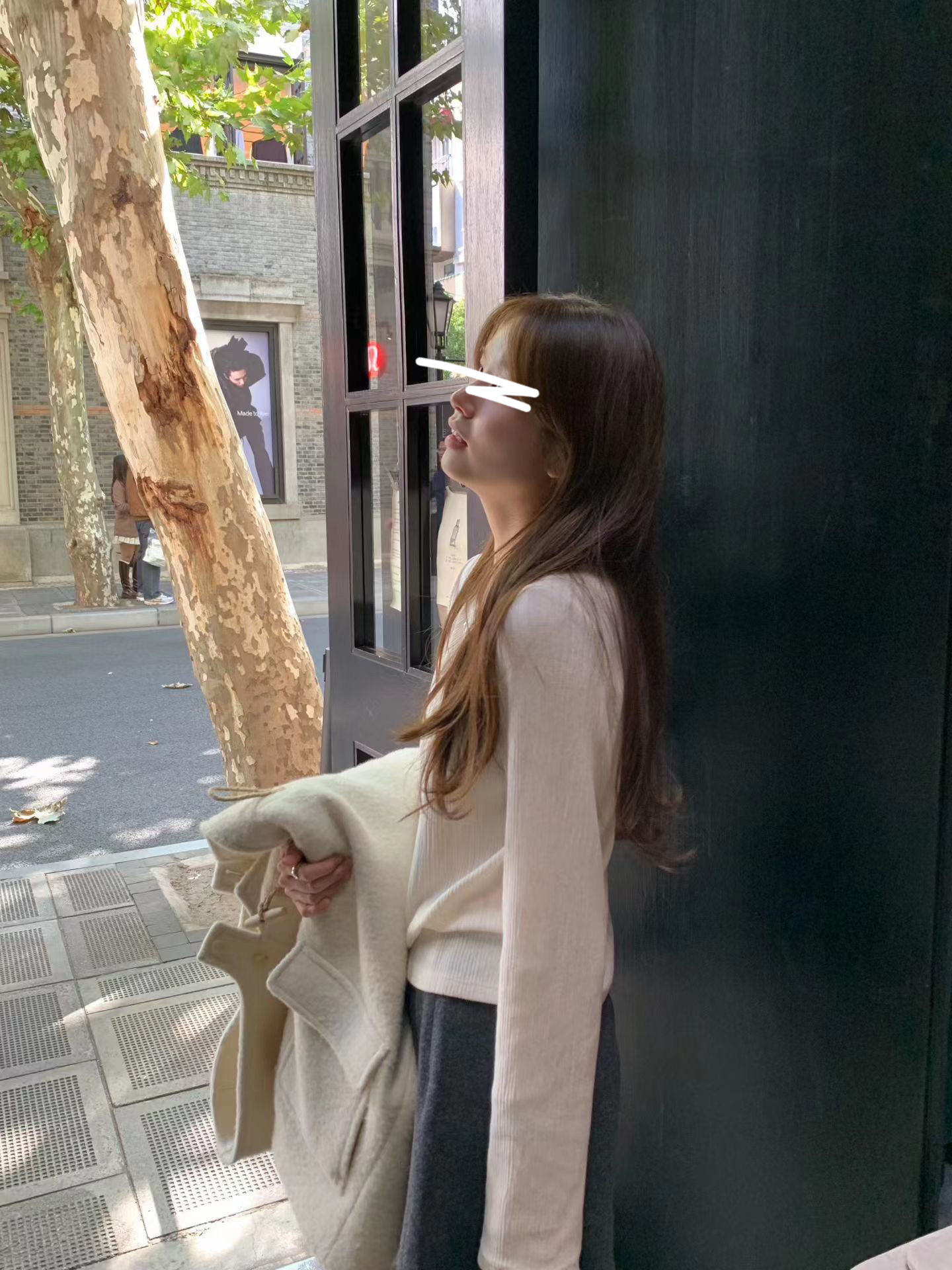 A49.顏值家時髦灰階西裝短裙