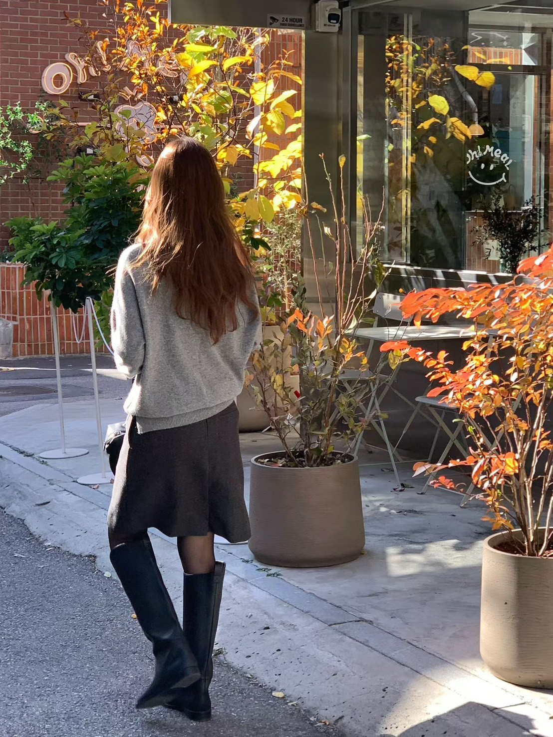 A23.大V家時尚女孩格雷短裙