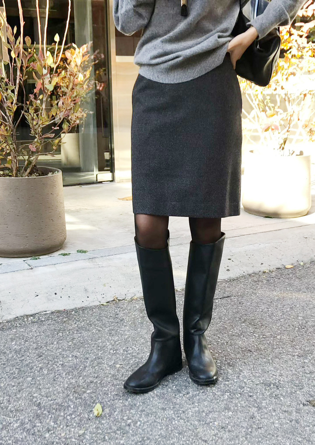 A23.大V家時尚女孩格雷短裙