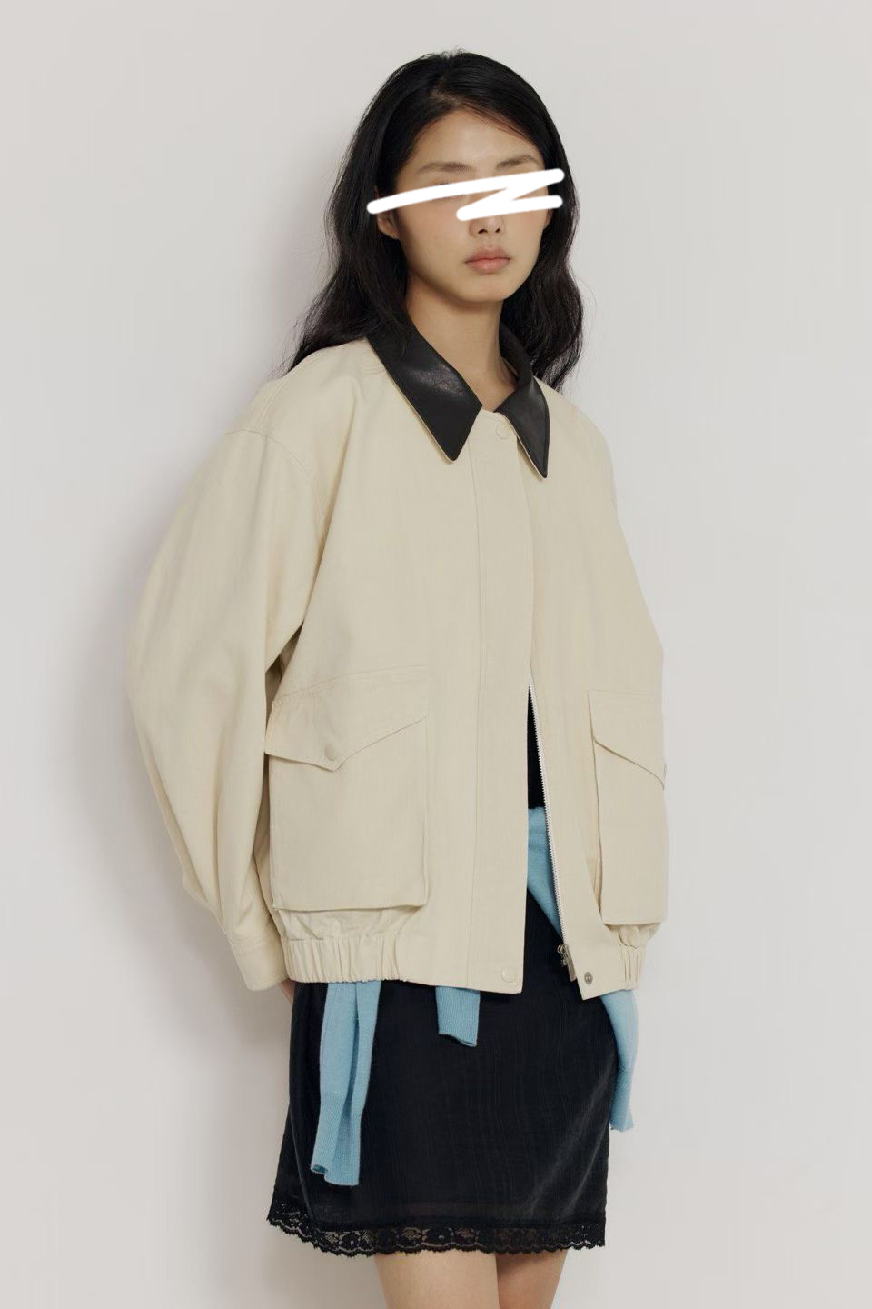 A61.瘦瘦歐膩氣質下擺蕾絲裙