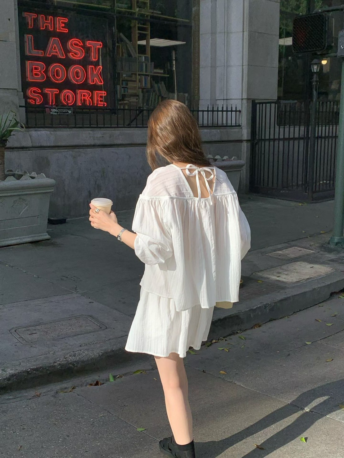 A56.緹花甜姐兒短裙(內裡安全褲)