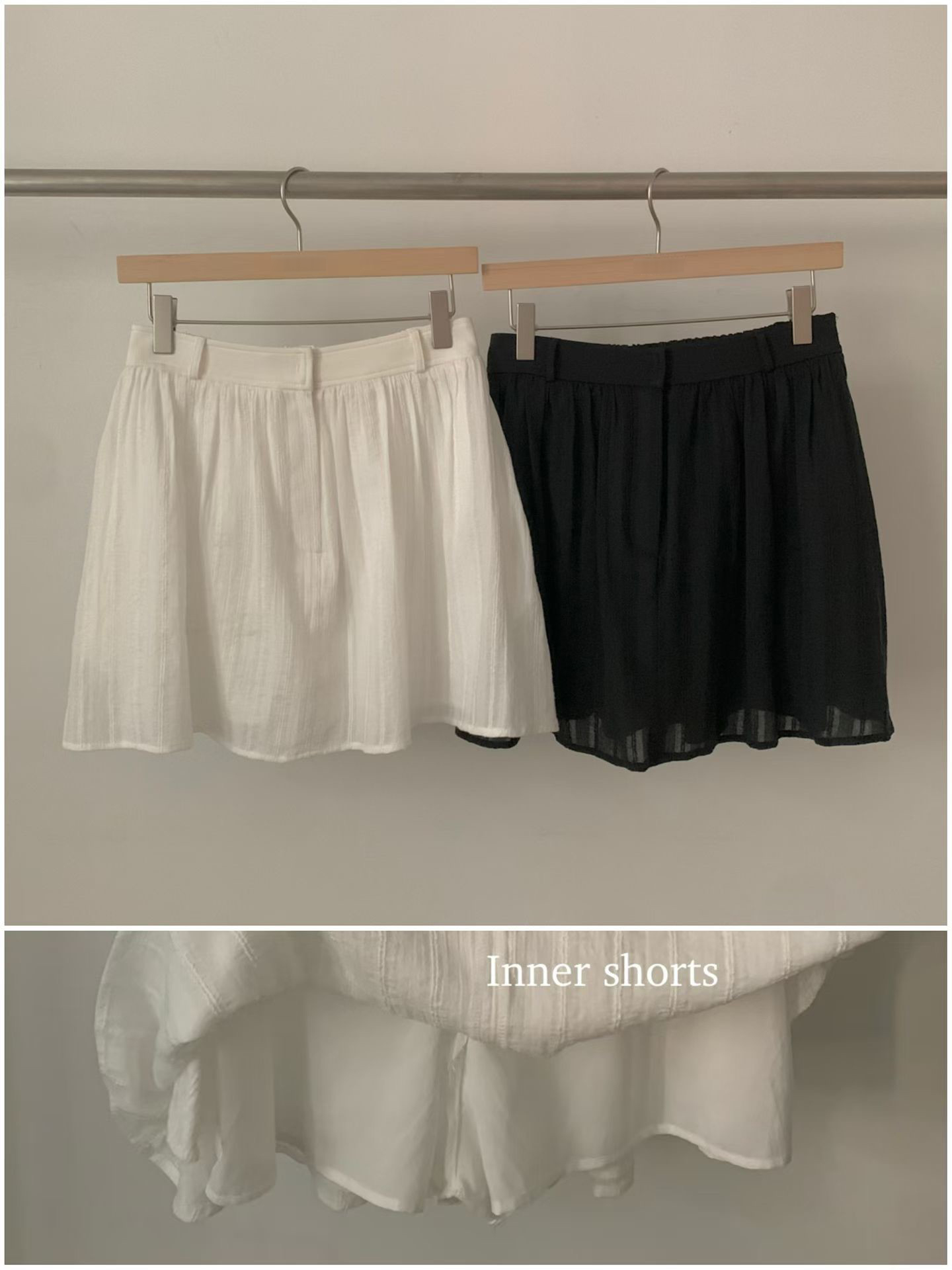 A56.緹花甜姐兒短裙(內裡安全褲)