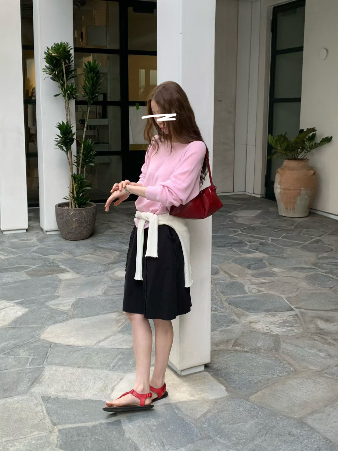 A51.好搭清甜蕾絲剪接短裙