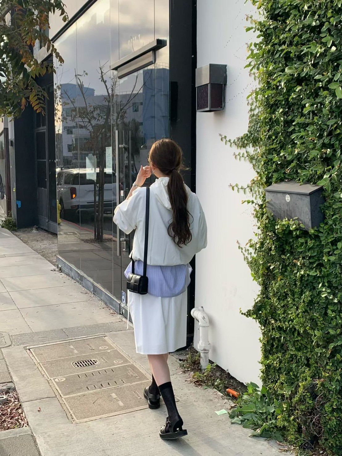 A51.好搭清甜蕾絲剪接短裙