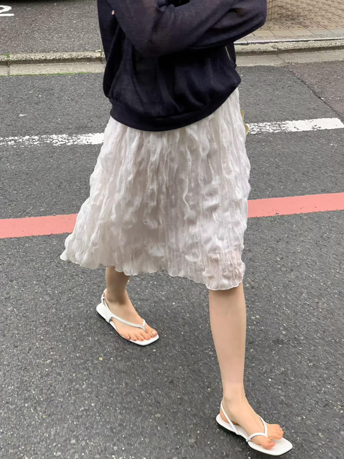 B06.大V家浪漫波浪中裙