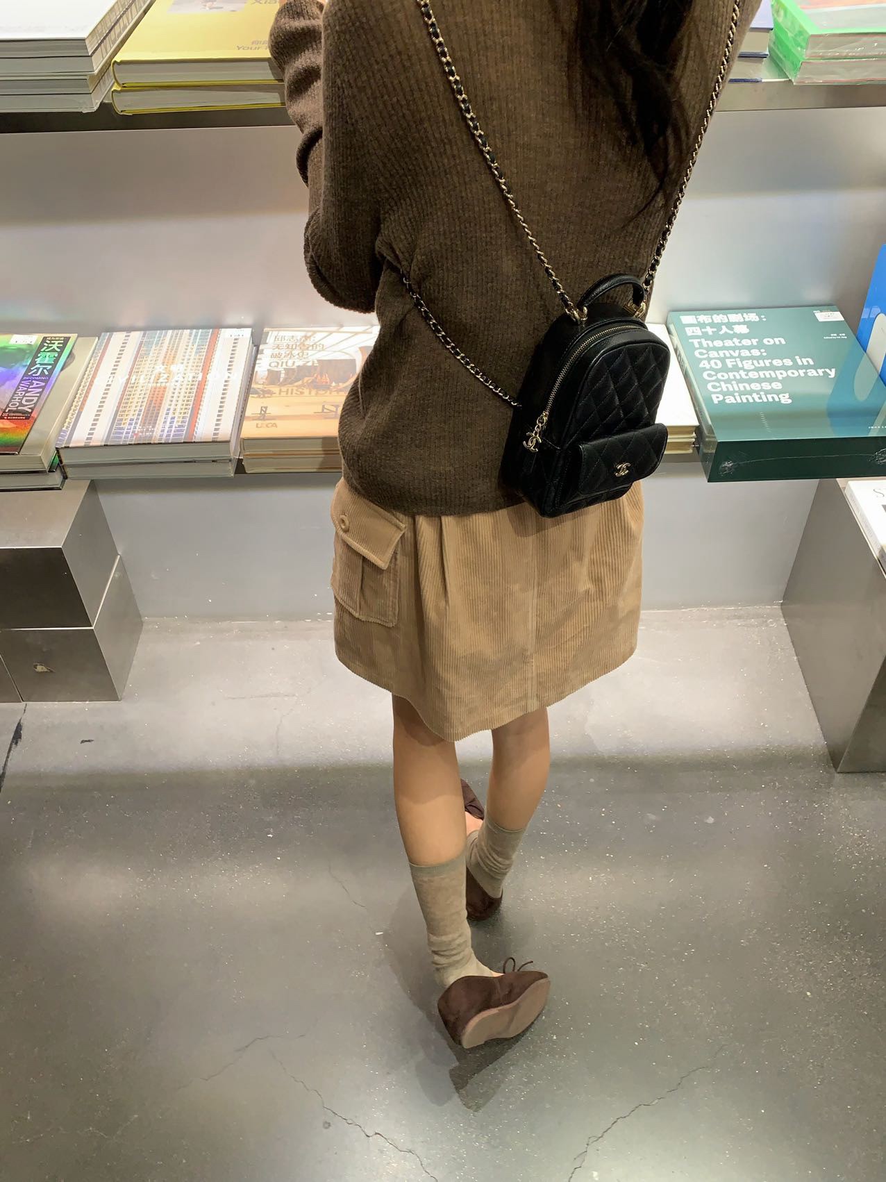 B27.甜美燈心絨工裝短裙