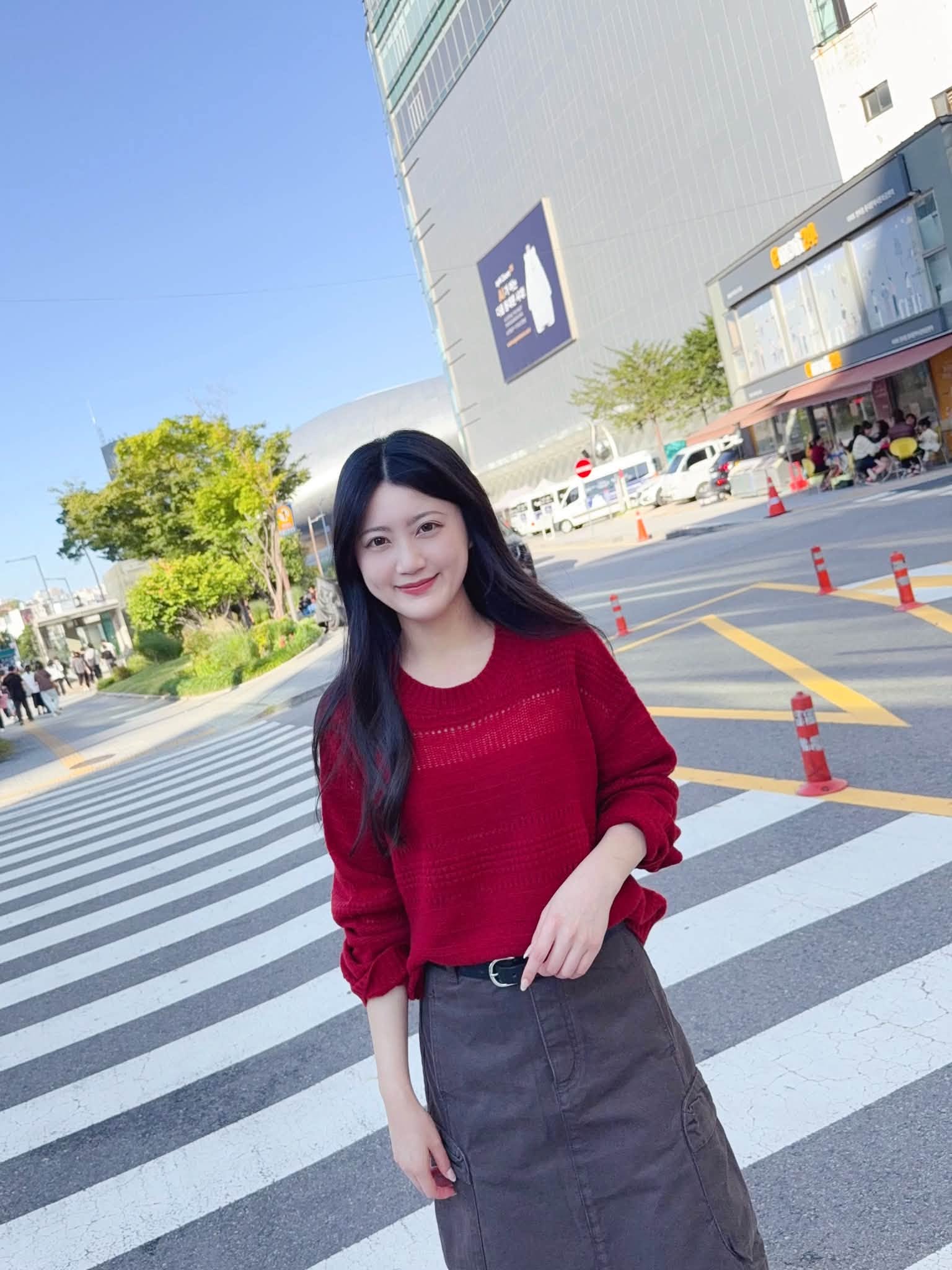 B26.秋日低彩度牛仔五分裙