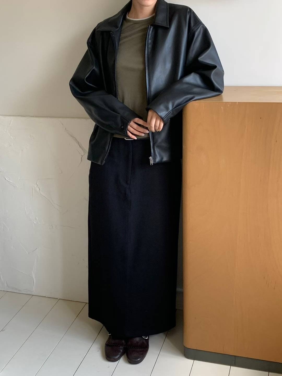 A86.纖瘦家人氣款修身長裙