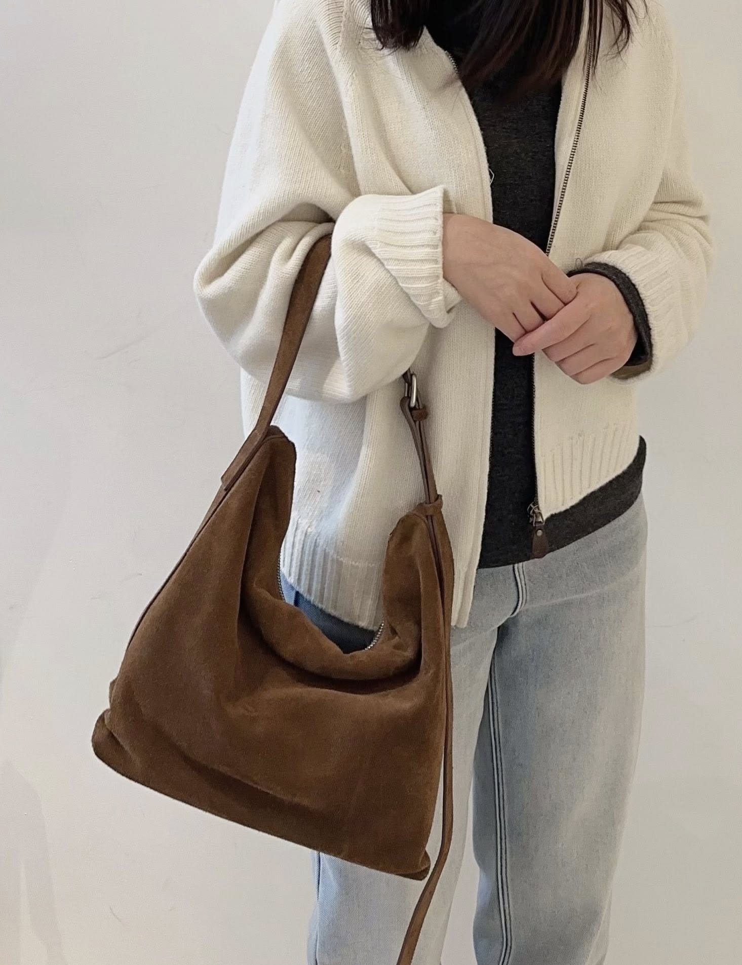 A10.日常大容量麂皮托特包