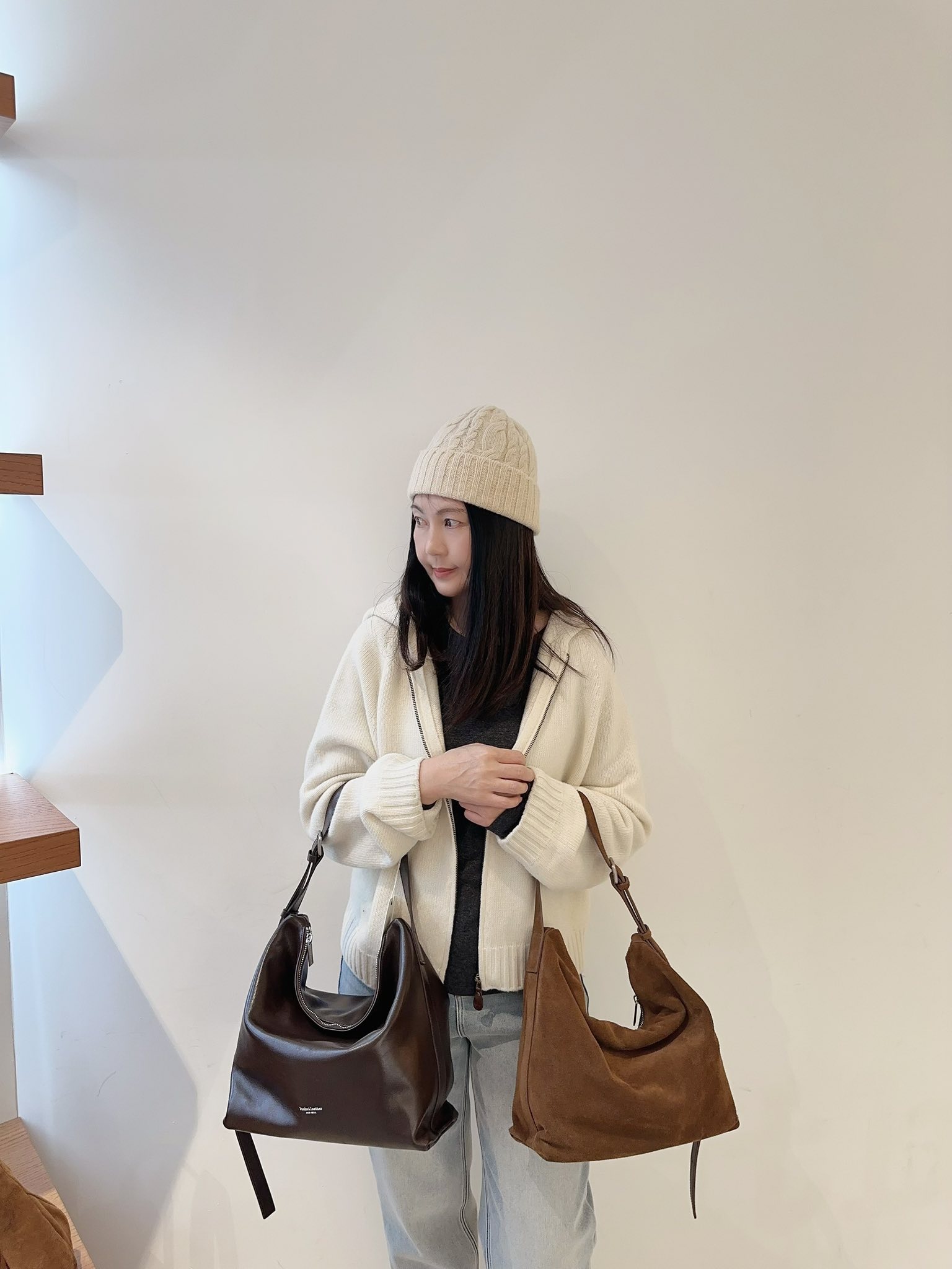 A10.日常大容量麂皮托特包