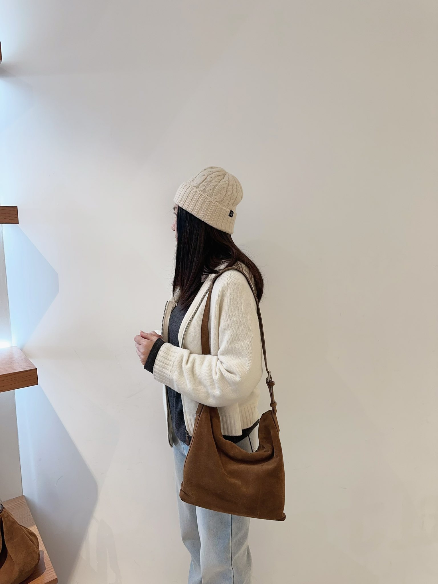 A10.日常大容量麂皮托特包