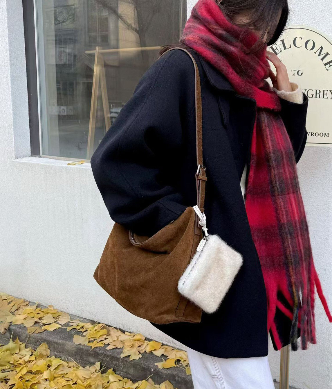 A10.日常大容量麂皮托特包