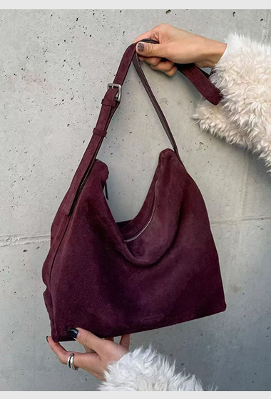 A10.日常大容量麂皮托特包