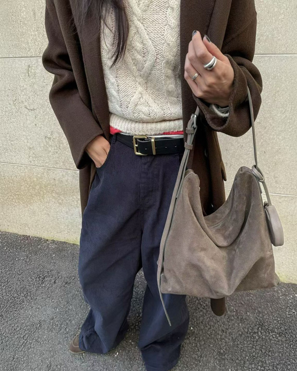 A10.日常大容量麂皮托特包