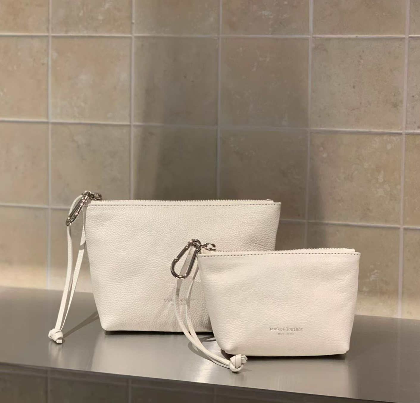 A05.質感真皮手拿收納(大)包