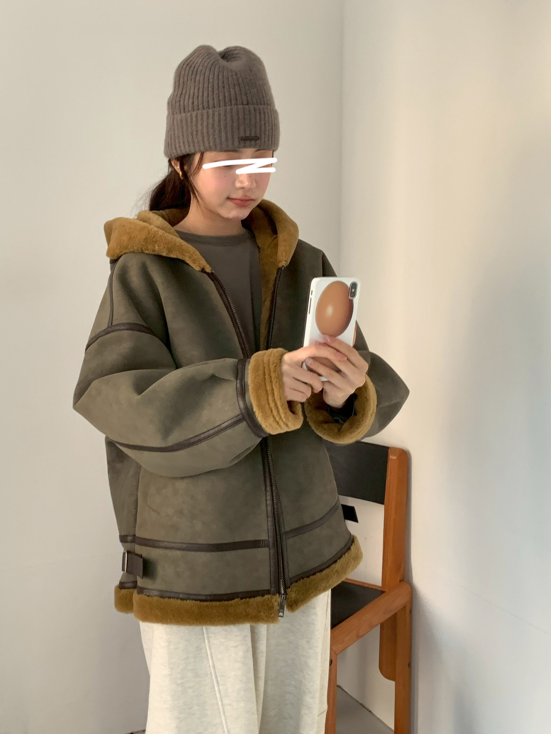 B16.高級Baby駝羊毛保暖針織帽