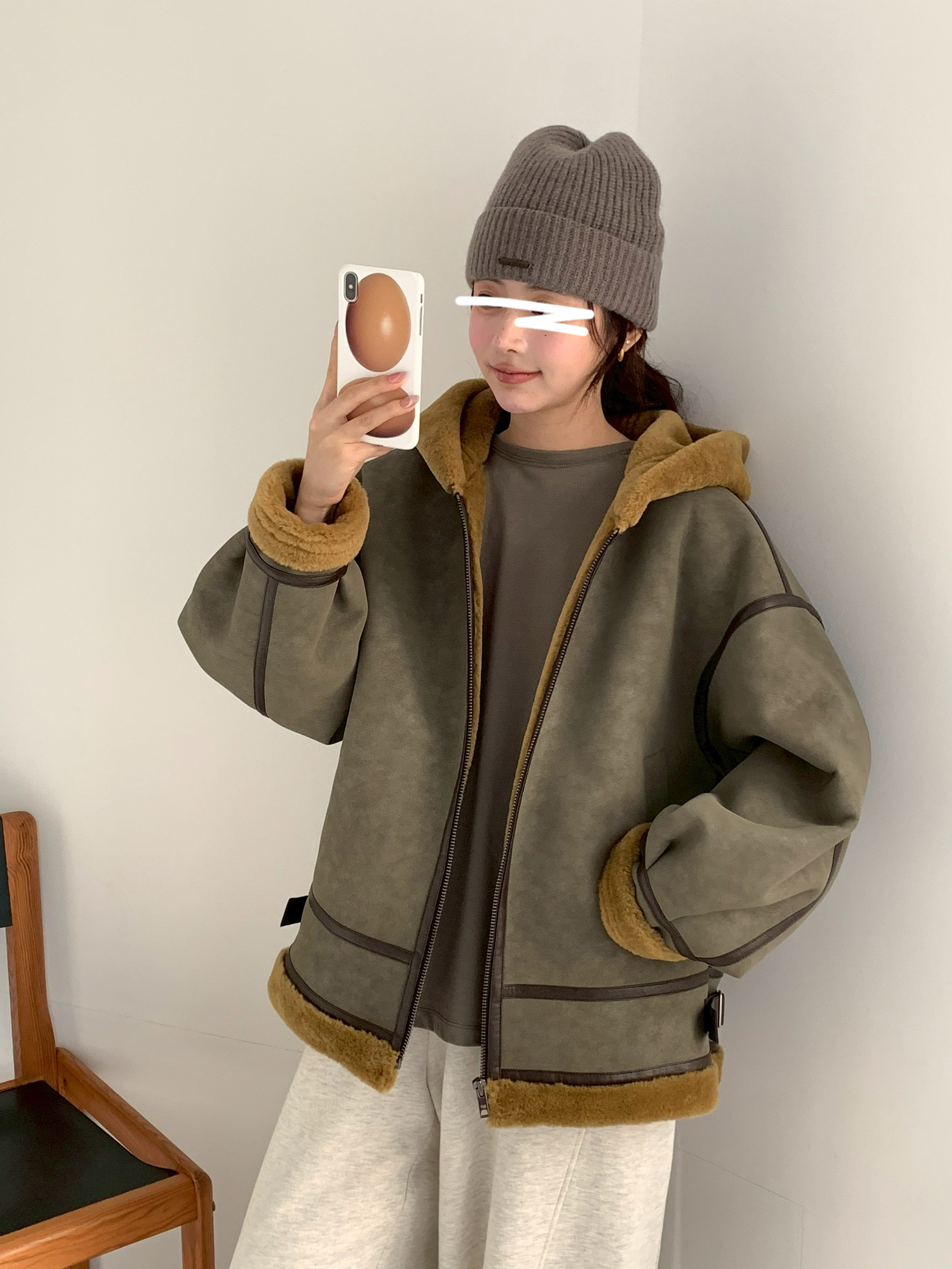 B16.高級Baby駝羊毛保暖針織帽