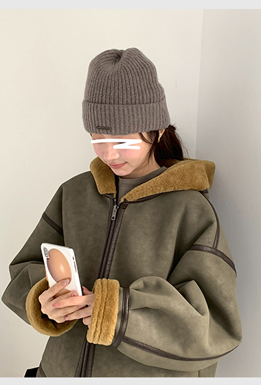 B16.高級Baby駝羊毛保暖針織帽