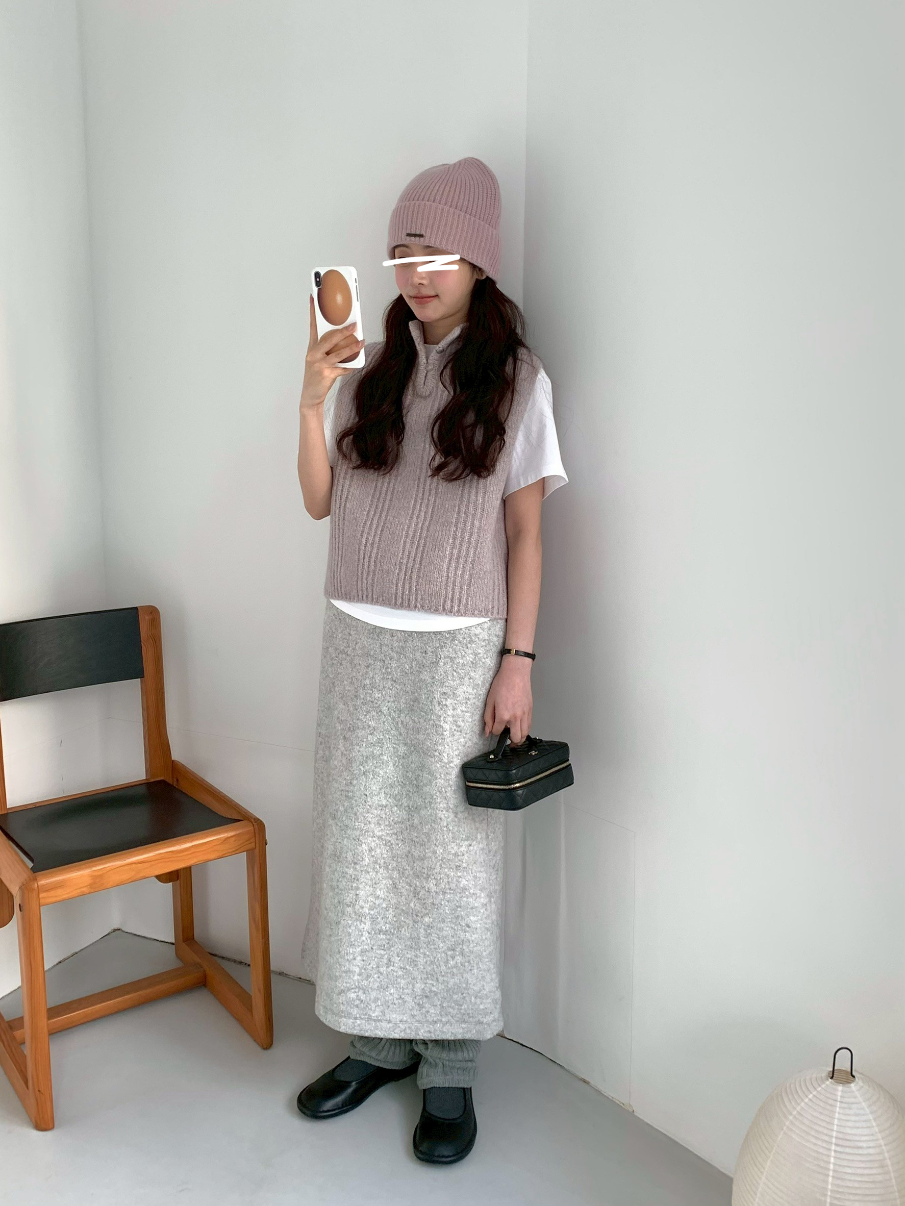 B16.高級Baby駝羊毛保暖針織帽