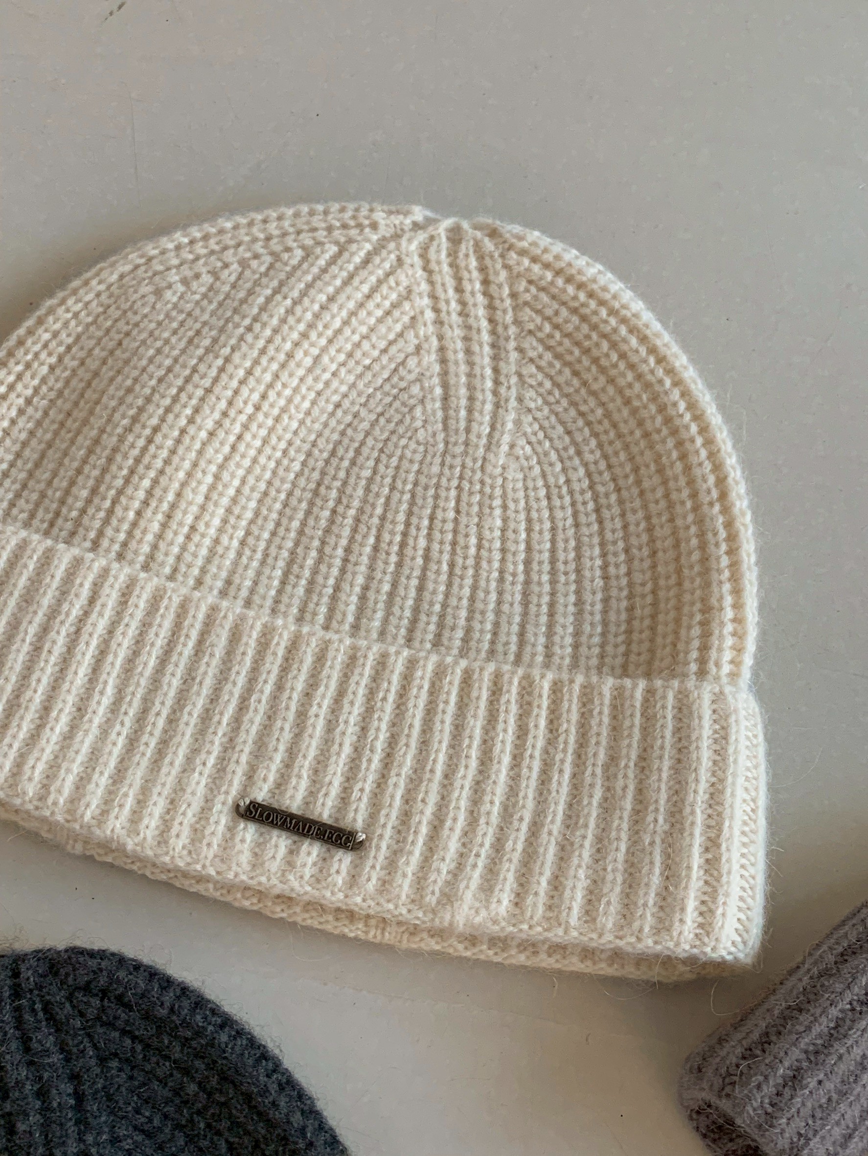 B16.高級Baby駝羊毛保暖針織帽