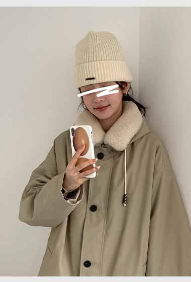 B16.高級Baby駝羊毛保暖針織帽