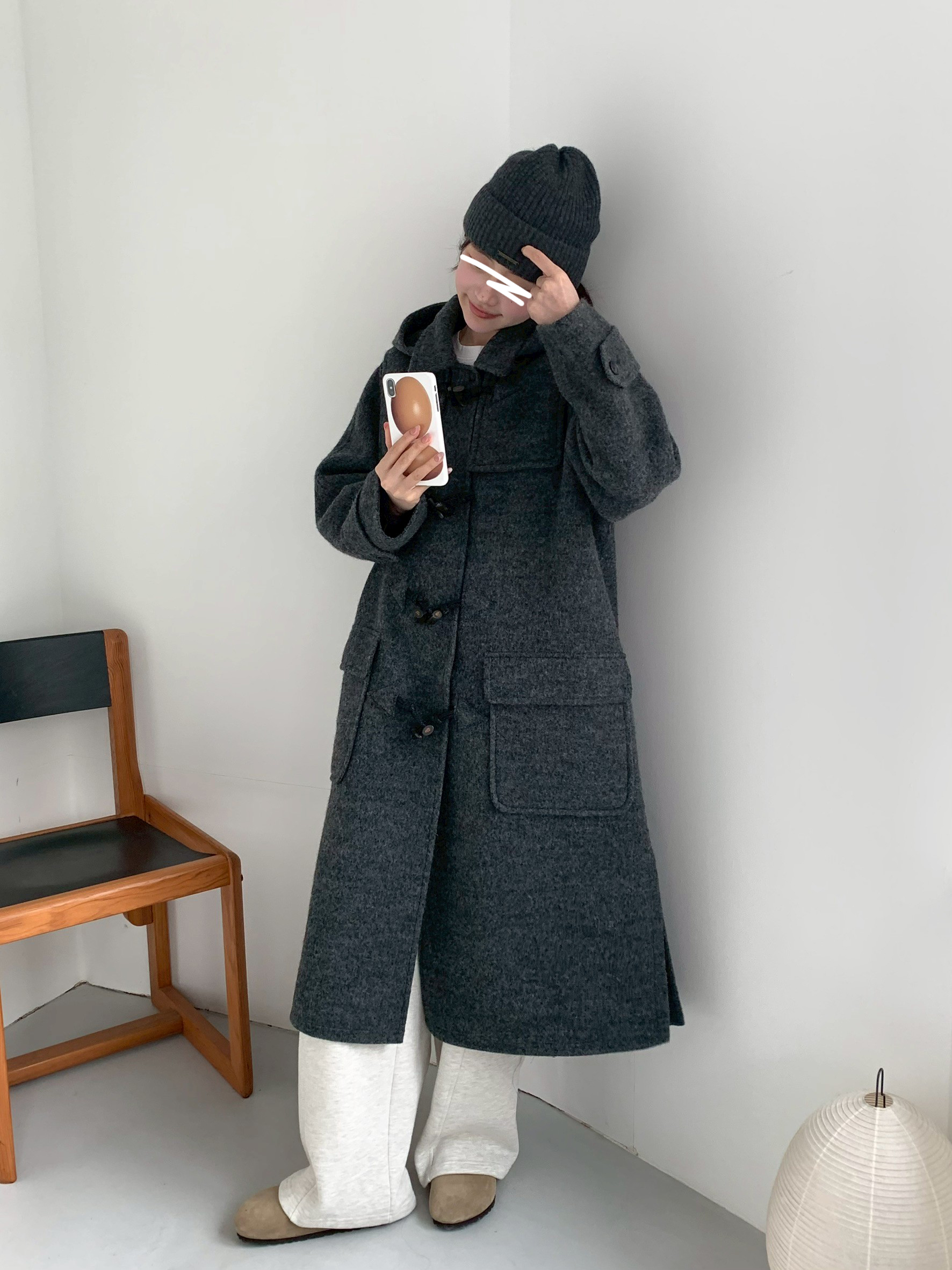 B16.高級Baby駝羊毛保暖針織帽