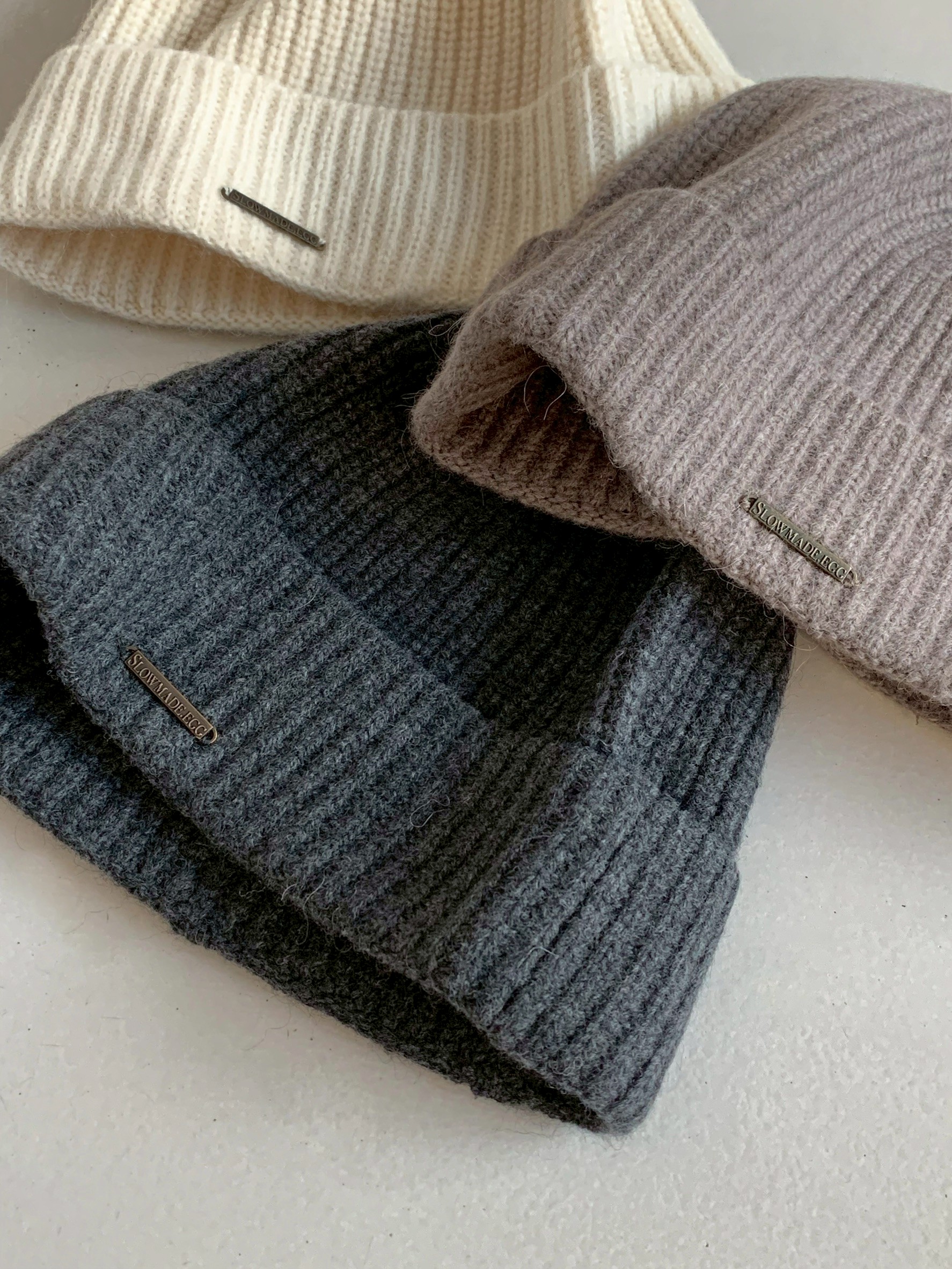 B16.高級Baby駝羊毛保暖針織帽