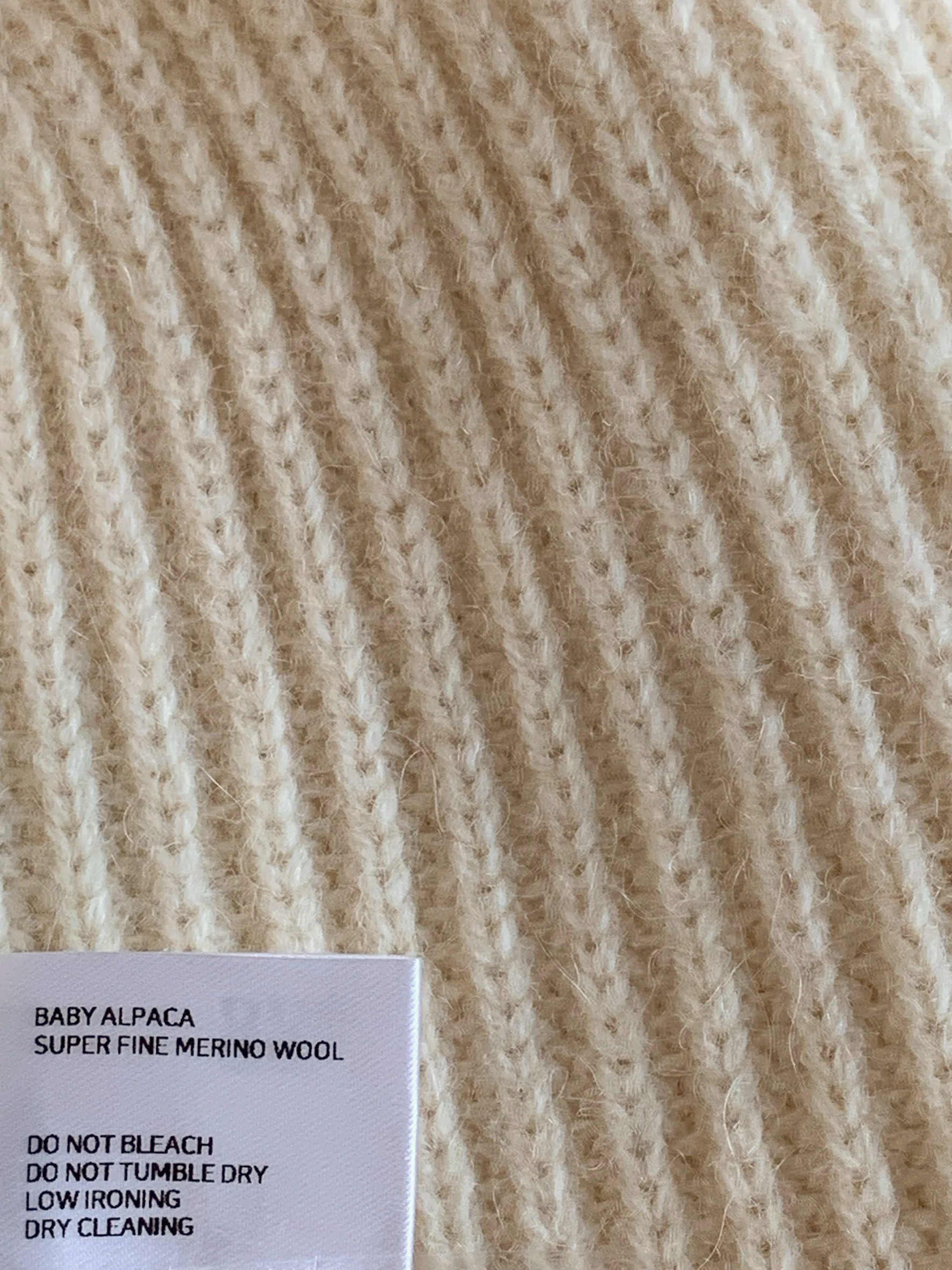 B16.高級Baby駝羊毛保暖針織帽