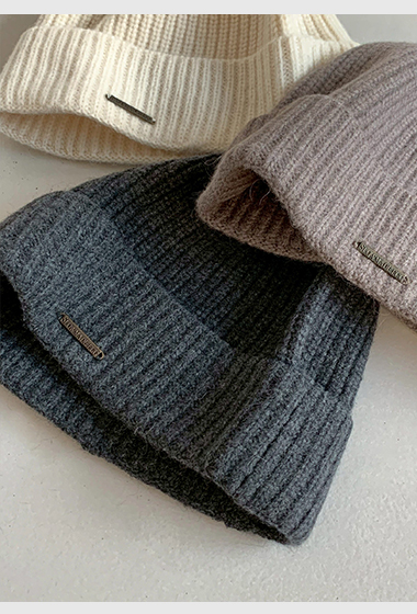 B16.高級Baby駝羊毛保暖針織帽