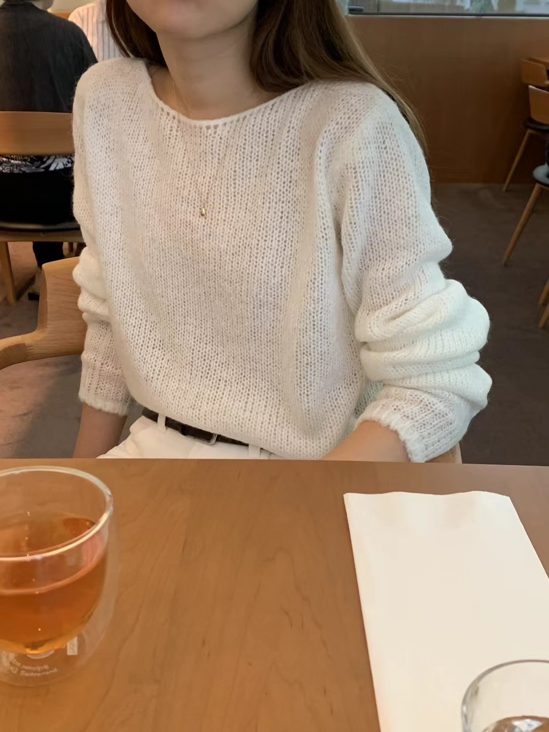 A98.顏值家金銀水滴項鍊
