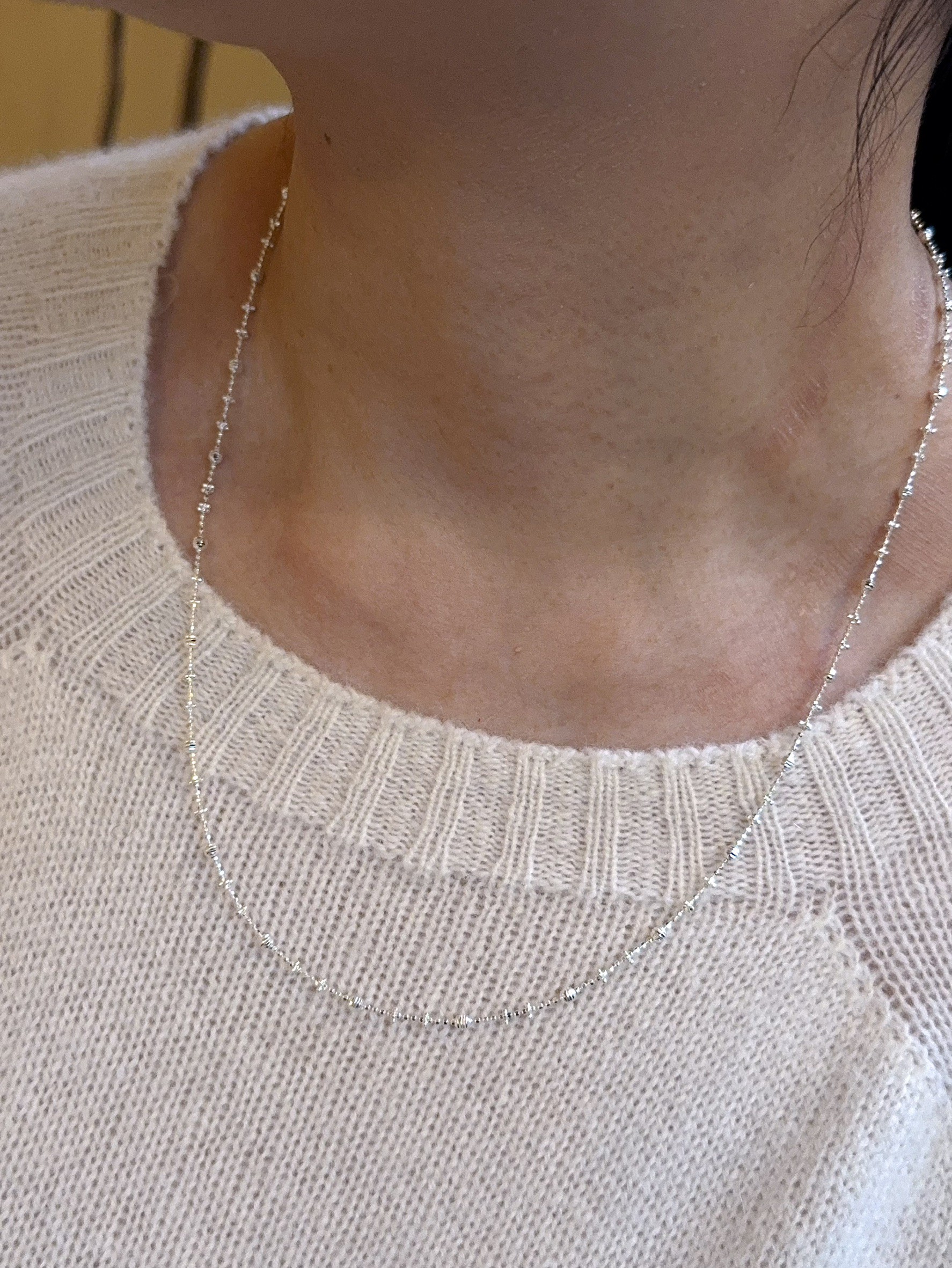 A38.925純銀閃耀仙女多戴項鍊