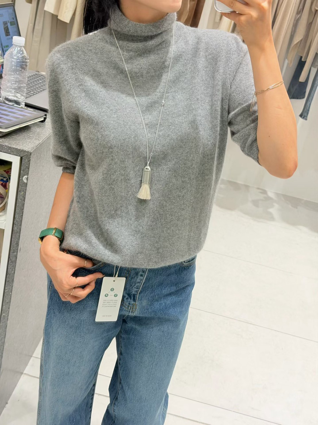 B32.質感家重點流蘇項鍊