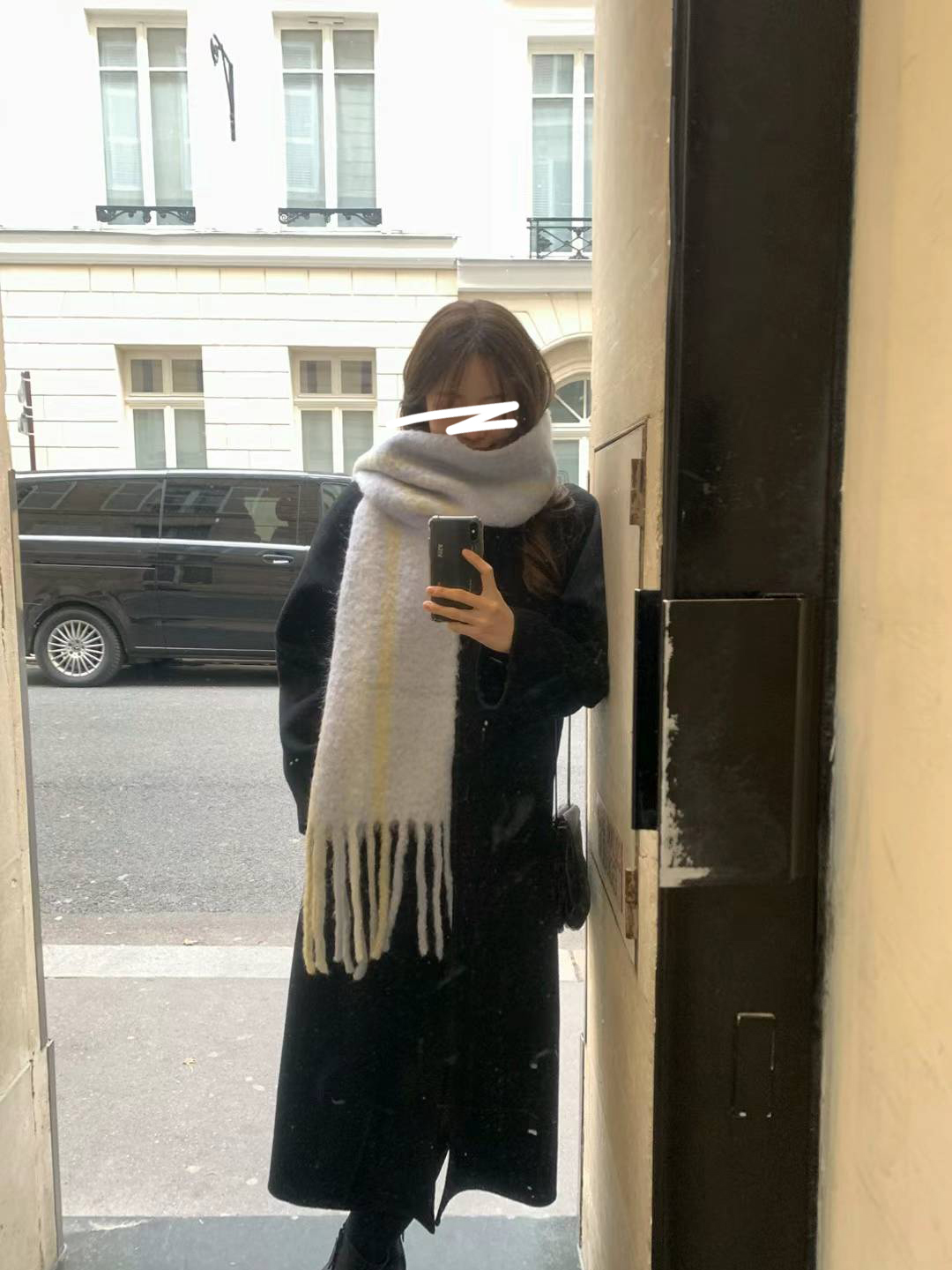 C21.柔美流蘇駝羊毛圍巾(無刺繡款)