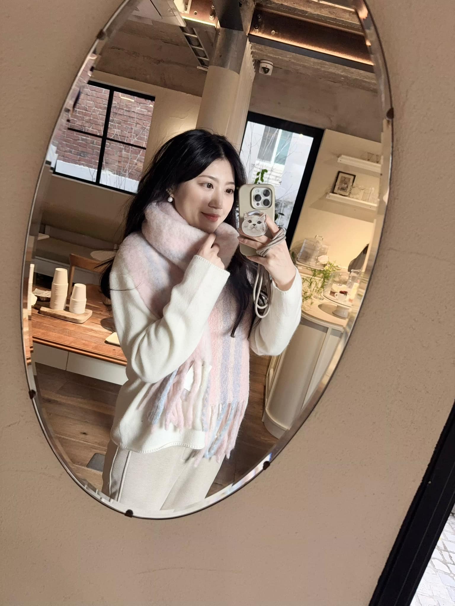 C21.柔美流蘇駝羊毛圍巾(無刺繡款)