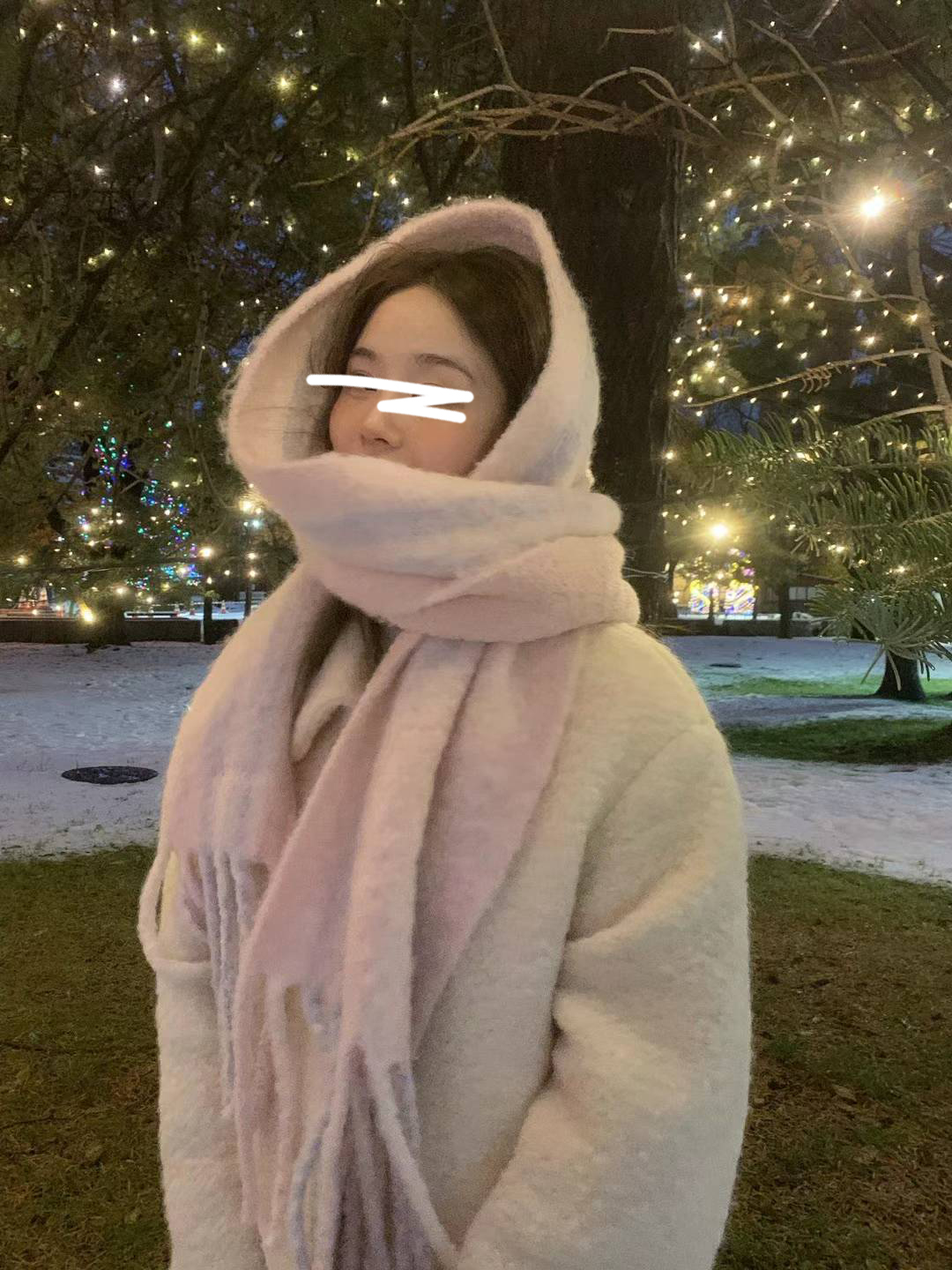 C21.柔美流蘇駝羊毛圍巾(無刺繡款)