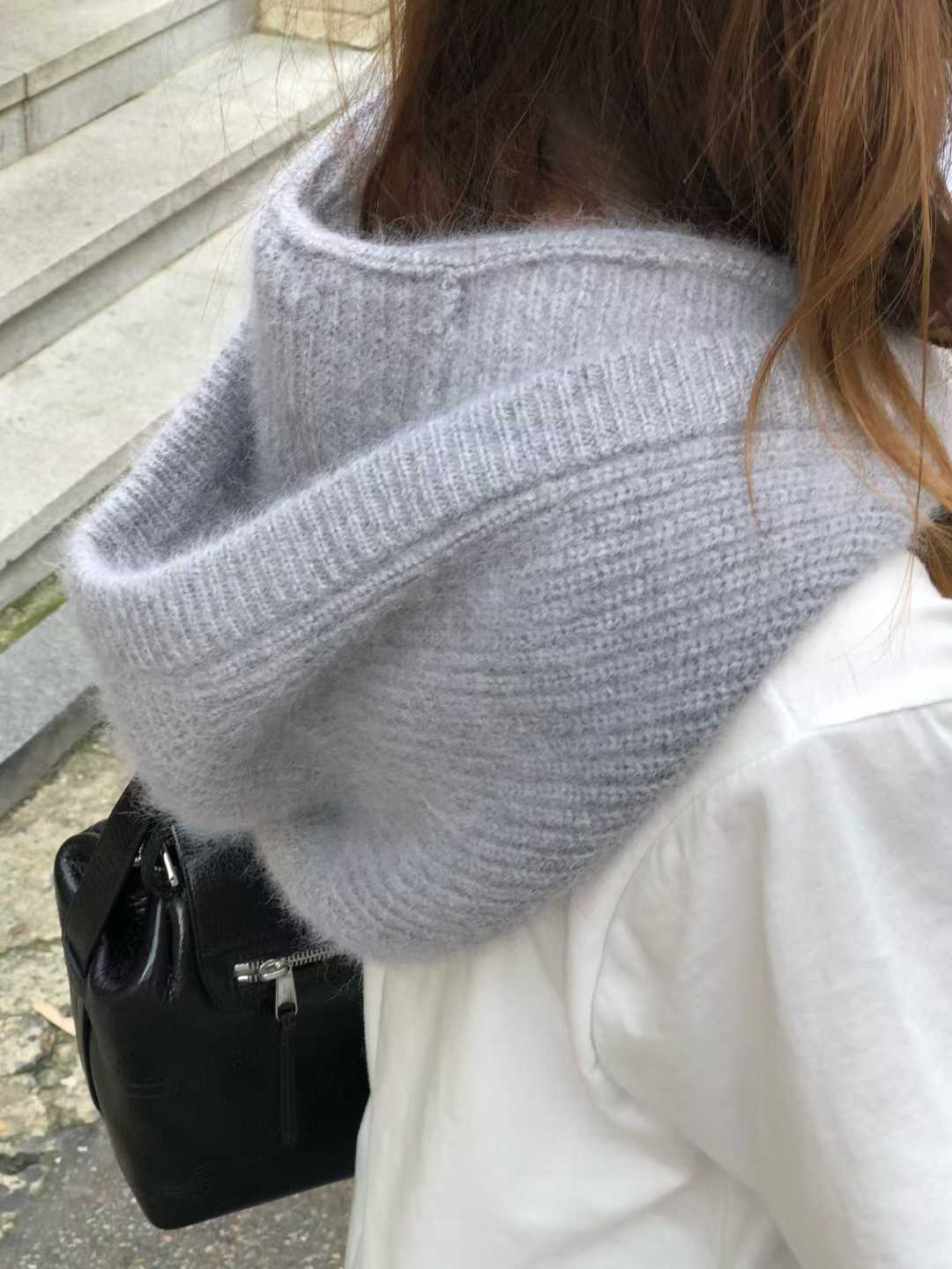 B57.大V家浣熊羊毛連帽披肩