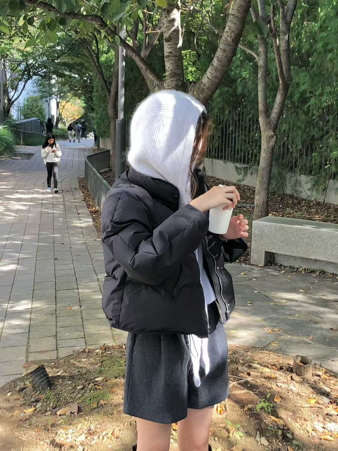 B57.大V家浣熊羊毛連帽披肩