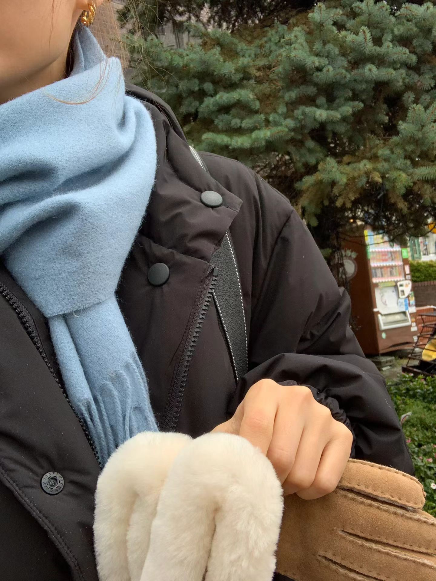 A12.顏值家100%WOOL多彩亮眼圍巾