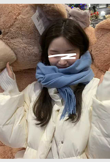 A12.顏值家100%WOOL多彩亮眼圍巾