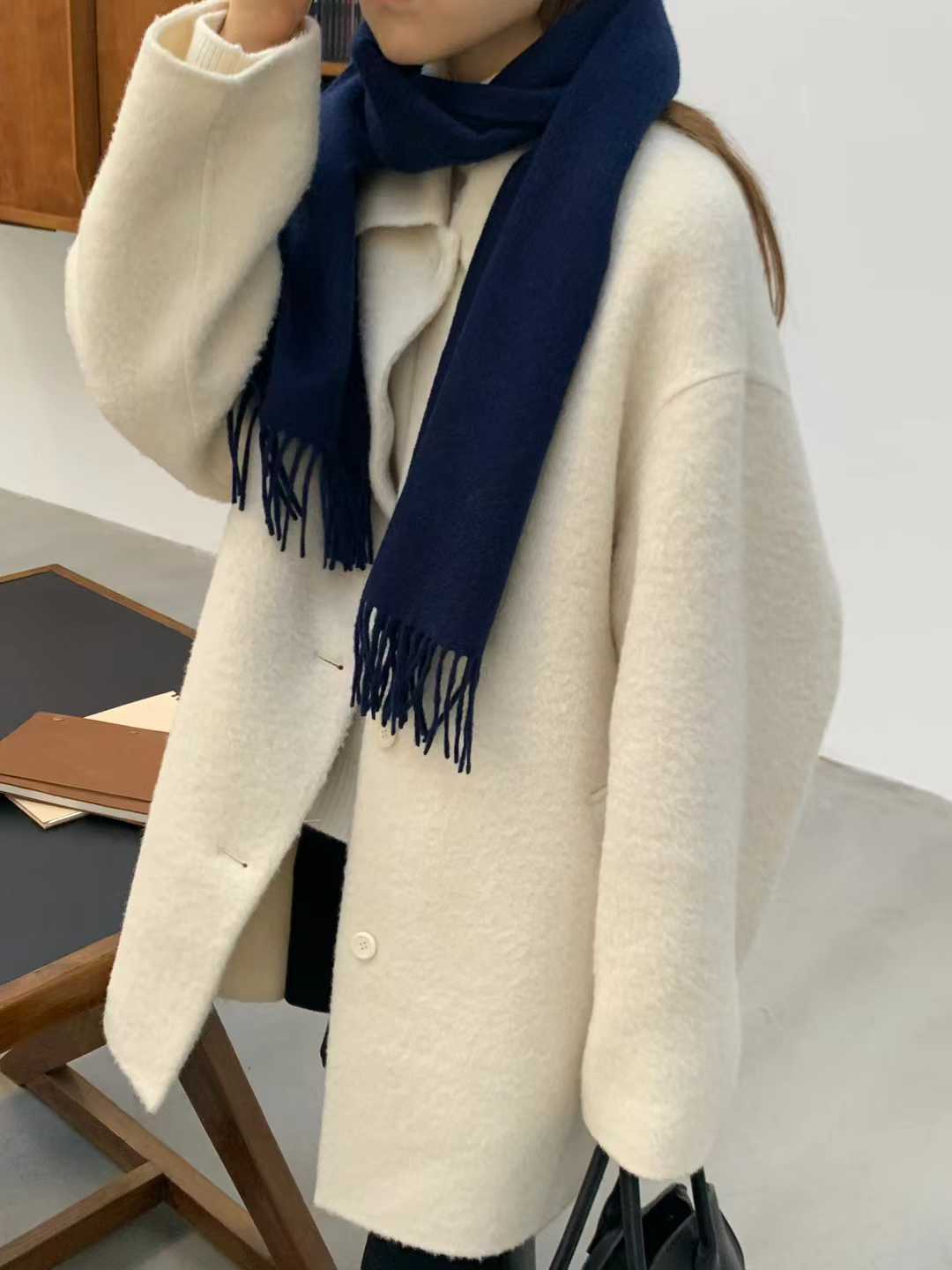 A12.顏值家100%WOOL多彩亮眼圍巾