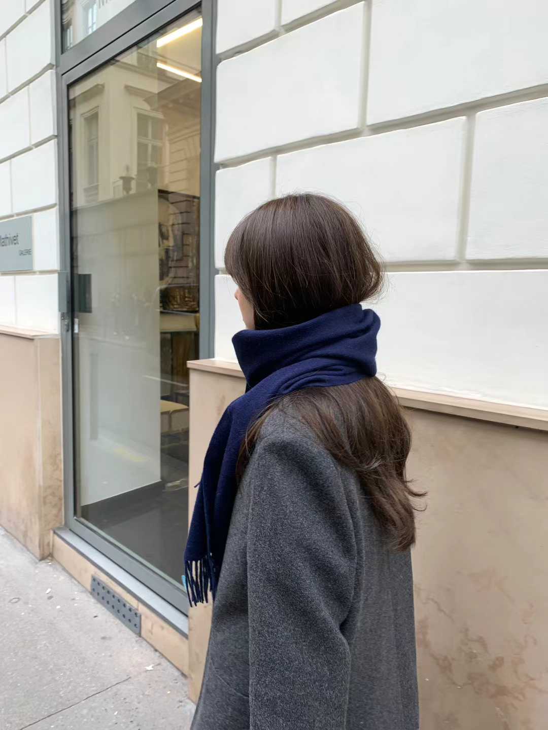 A12.顏值家100%WOOL多彩亮眼圍巾