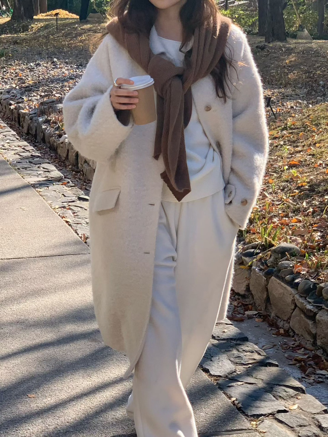 A22.大V家浣熊溫柔披肩圍巾