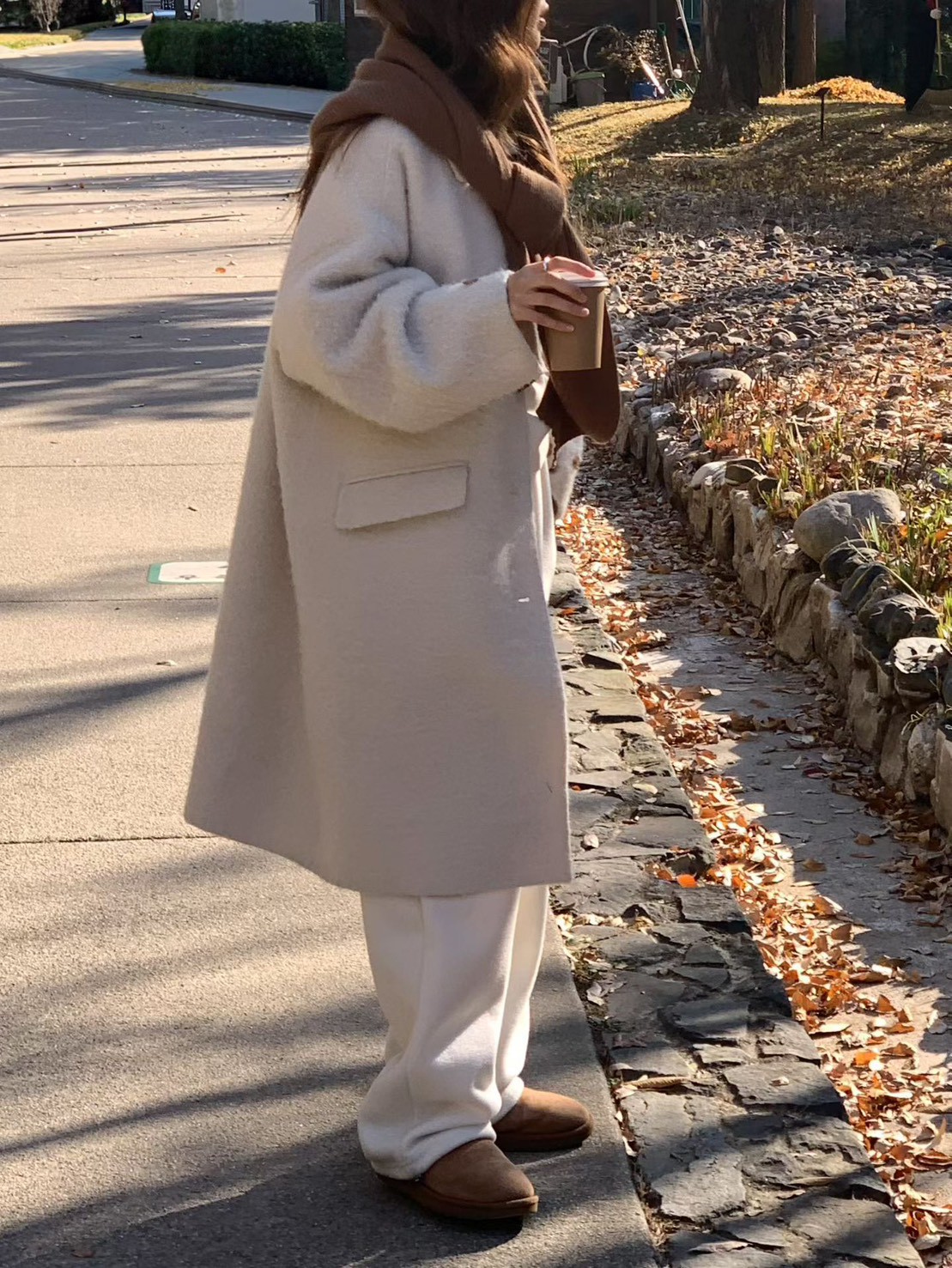 A22.大V家浣熊溫柔披肩圍巾