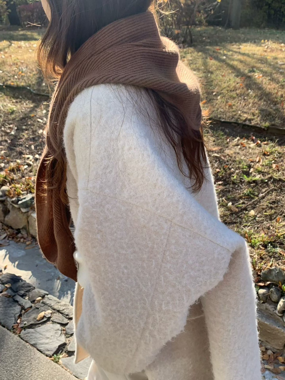 A22.大V家浣熊溫柔披肩圍巾