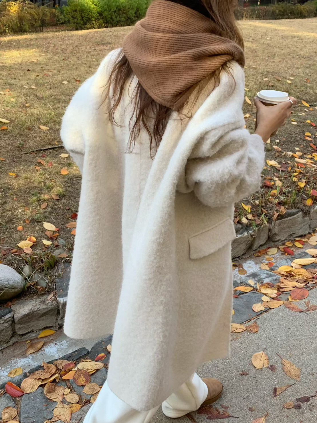 A22.大V家浣熊溫柔披肩圍巾